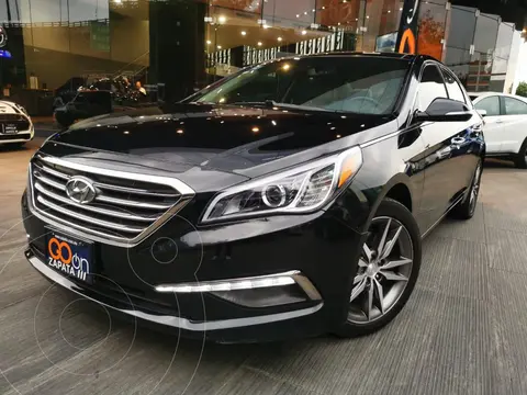 Hyundai Sonata Limited NAVI usado (2016) color Negro financiado en mensualidades(enganche $63,750 mensualidades desde $7,794)
