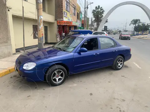 Hyundai Sonata Gls L4,2.0i,16v A 2 1 usado (2002) color Azul precio u$s4,200