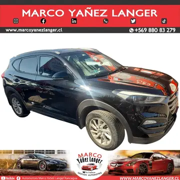 Hyundai Tucson  2.0 GL 4x2 usado (2016) color Negro precio $11.890.000