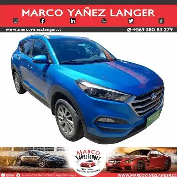 Hyundai Tucson  2.0L CRDi Advance usado (2018) color Azul precio $12.990.000