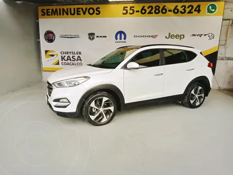 Hyundai Tucson Limited Tech usado (2017) color Blanco financiado en mensualidades(enganche $38,000)