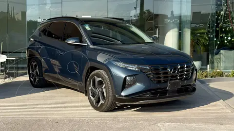 Hyundai Tucson Limited Tech usado (2024) color Azul Titanium precio $569,000