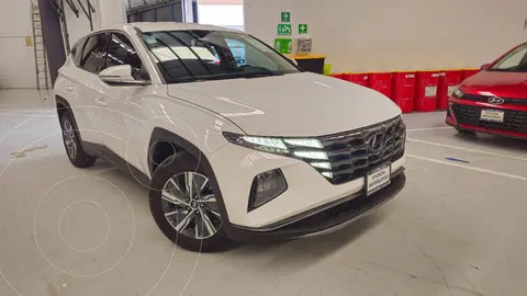 Hyundai Tucson GLS Premium usado (2022) color Blanco financiado en mensualidades(enganche $163,020 mensualidades desde $6,859)
