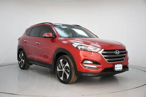 Hyundai Tucson Limited Tech usado (2018) color Rojo financiado en mensualidades(enganche $106,500 mensualidades desde $6,337)