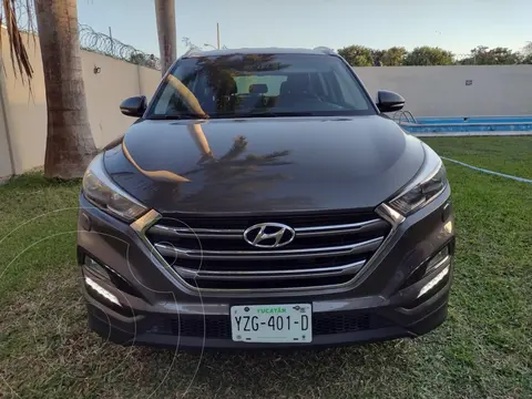 Hyundai Tucson Limited usado (2018) color Gris financiado en mensualidades(enganche $86,250 mensualidades desde $9,273)