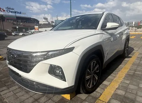 Hyundai Tucson GLS usado (2022) color Blanco financiado en mensualidades(enganche $90,000 mensualidades desde $7,500)