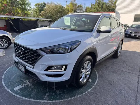 Hyundai Tucson GLS Premium usado (2021) color Blanco financiado en mensualidades(enganche $96,472 mensualidades desde $9,117)