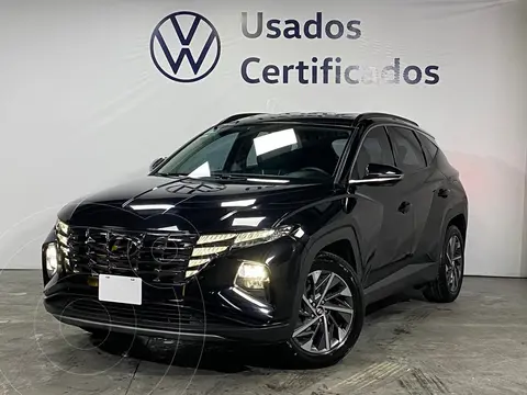 Hyundai Tucson GLS Premium usado (2023) color Negro financiado en mensualidades(enganche $42,000)