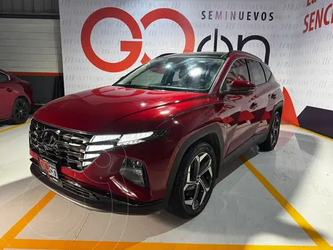 Hyundai Tucson Limited Tech usado (2023) color Rojo financiado en mensualidades(enganche $149,602 mensualidades desde $11,440)