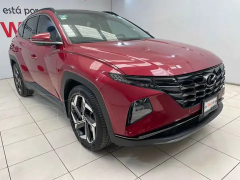 Hyundai Tucson Limited Tech usado (2022) color Rojo financiado en mensualidades(enganche $160,000 mensualidades desde $15,528)