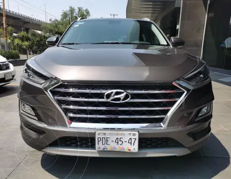 Hyundai Tucson Limited usado (2019) color Gris financiado en mensualidades(enganche $106,250 mensualidades desde $10,508)