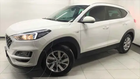 Hyundai Tucson GLS Premium usado (2019) color Blanco financiado en mensualidades(enganche $75,900 mensualidades desde $7,487)