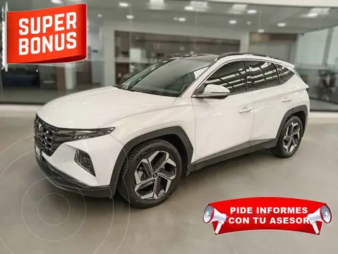 Hyundai Tucson Limited Tech usado (2023) color Blanco financiado en mensualidades(enganche $214,273 mensualidades desde $9,733)