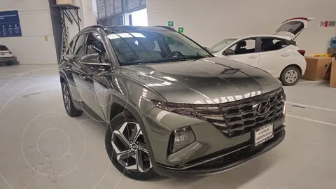 Hyundai Tucson Limited Tech usado (2022) color Gris financiado en mensualidades(enganche $190,190 mensualidades desde $8,002)