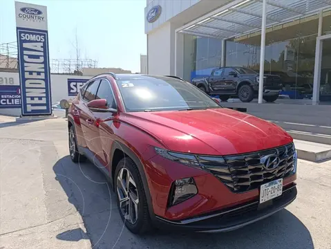 Hyundai Tucson Limited Tech usado (2023) color Rojo financiado en mensualidades(enganche $125,800 mensualidades desde $16,969)