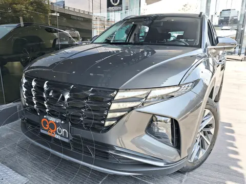 Hyundai Tucson PREMIUM usado (2024) color HYAHGRIS financiado en mensualidades(enganche $132,162 mensualidades desde $10,106)