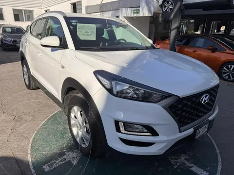 Hyundai Tucson GLS Premium usado (2021) color Blanco financiado en mensualidades(enganche $96,472 mensualidades desde $9,117)