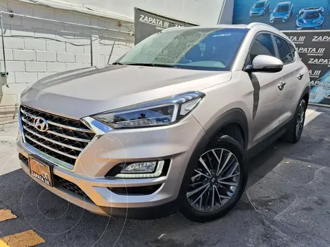 Hyundai Tucson Limited usado (2019) color Dorado financiado en mensualidades(enganche $110,000 mensualidades desde $6,380)