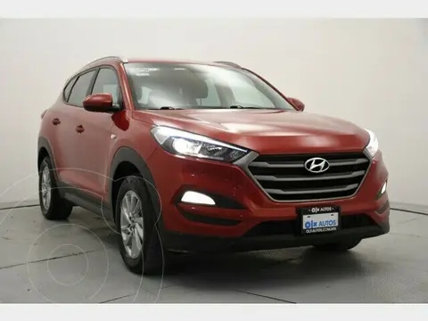 Hyundai Tucson GLS Premium usado (2018) color Rojo financiado en mensualidades(enganche $95,250 mensualidades desde $5,667)