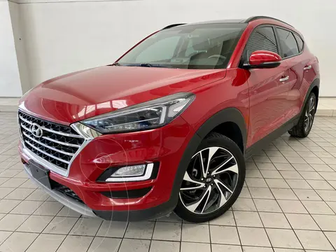 Hyundai Tucson Limited Tech usado (2020) color Rojo financiado en mensualidades(enganche $82,000 mensualidades desde $9,159)