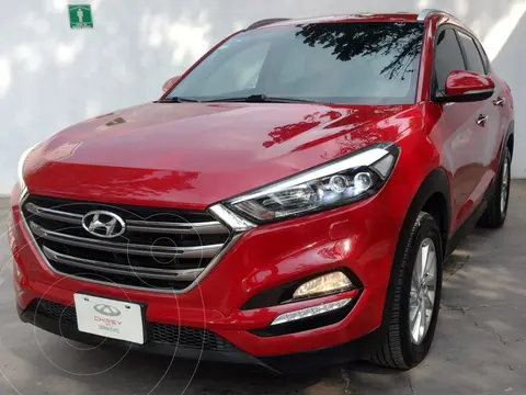 Hyundai Tucson Limited usado (2018) color Rojo financiado en mensualidades(enganche $78,750 mensualidades desde $5,759)