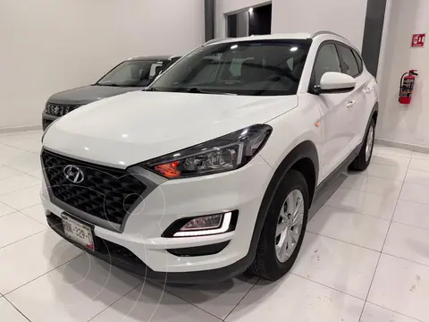 Hyundai Tucson GLS Premium usado (2021) color Blanco financiado en mensualidades(enganche $96,472 mensualidades desde $9,117)