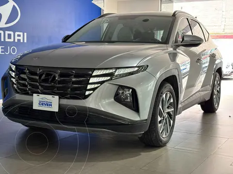 Hyundai Tucson GLS Premium usado (2024) color Plata financiado en mensualidades(enganche $142,438 mensualidades desde $12,398)