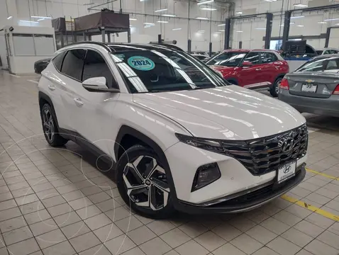 Hyundai Tucson Limited Tech usado (2024) color Blanco precio $595,000