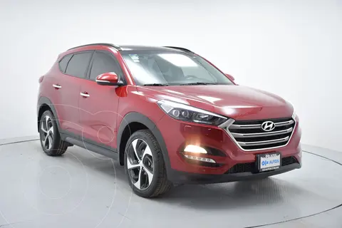 Hyundai Tucson Limited Tech usado (2017) color Rojo financiado en mensualidades(enganche $80,720 mensualidades desde $6,350)
