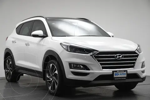 Hyundai Tucson Limited Tech usado (2020) color Blanco financiado en mensualidades(enganche $101,560 mensualidades desde $7,989)