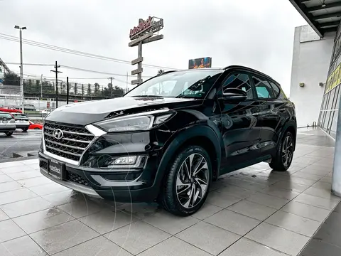 Hyundai Tucson Limited Tech usado (2021) color Negro financiado en mensualidades(enganche $89,980 mensualidades desde $9,208)