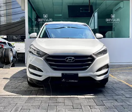 Hyundai Tucson GLS usado (2016) color Blanco financiado en mensualidades(enganche $74,975 mensualidades desde $12,659)