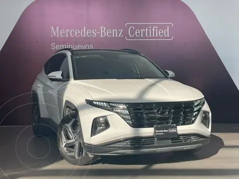 Hyundai Tucson Limited Tech usado (2023) color Blanco financiado en mensualidades(enganche $211,090 mensualidades desde $9,068)