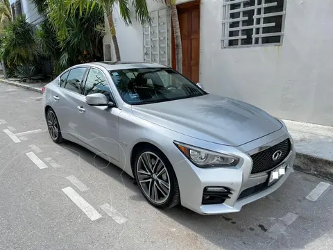 Infiniti Q50 Hybrid Design Line usado (2017) color Plata precio $425,000