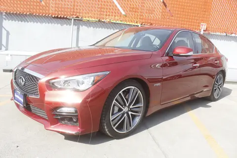 Infiniti Q50 Hybrid usado (2017) color Rojo Lava precio $439,000