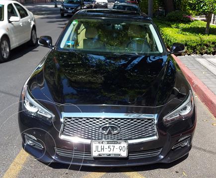 Infiniti Q50 Seduction usado (2015) color Polvora precio $235,000