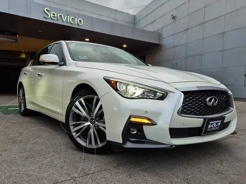 Infiniti Q50 Sport Plus usado (2021) color Blanco financiado en mensualidades(enganche $95,760 mensualidades desde $11,019)