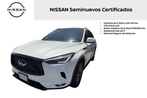 Infiniti QX50 Sensory Plus usado (2022) color Blanco precio $725,000