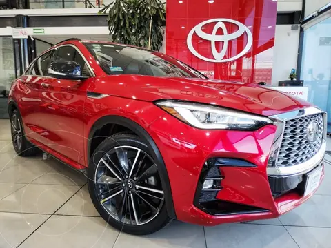 Infiniti QX55 Essential usado (2023) color Rojo financiado en mensualidades(enganche $303,050 mensualidades desde $13,019)