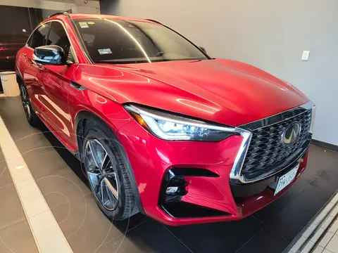 Infiniti QX55 Essential usado (2023) color Rojo financiado en mensualidades(enganche $296,171 mensualidades desde $12,461)