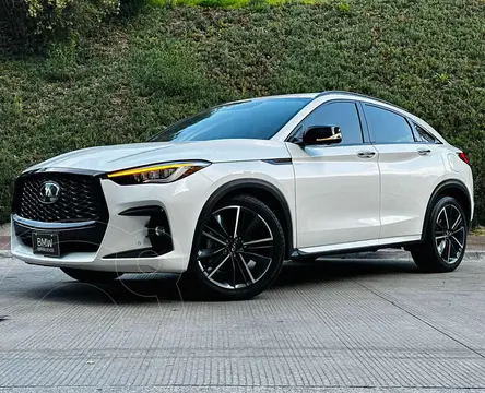 Infiniti QX55 Sensory usado (2024) color Blanco financiado en mensualidades(enganche $241,780 mensualidades desde $23,851)