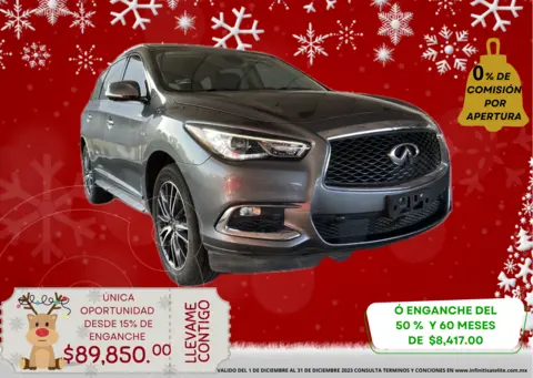 foto Infiniti QX60 2.5 Hybrid usado (2018) color Gris precio $599,000