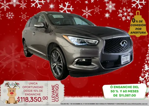 foto Infiniti QX60 2.5 Hybrid usado (2020) color Gris precio $789,000