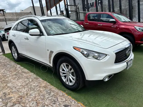 Infiniti QX70 3.7 Seduction usado (2017) color Blanco financiado en mensualidades(enganche $145,000 mensualidades desde $17,521)