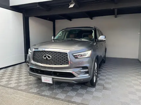 Infiniti QX80 4WD 8 Pasajeros usado (2021) color plateado precio $818,000