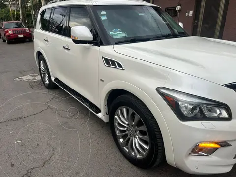 Infiniti QX80 4WD 7 Pasajeros usado (2017) color Blanco Perla precio $390,000