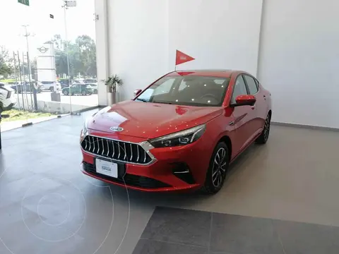 JAC J7 Limited Aut usado (2023) color Rojo financiado en mensualidades(enganche $100,540 mensualidades desde $11,403)