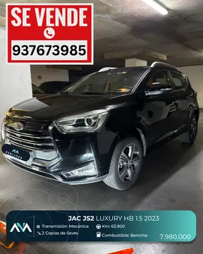 JAC JS2 1.5L Luxury usado (2023) color Negro precio $7.980.000