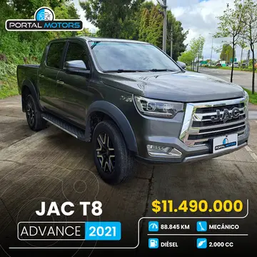 JAC T8 2.0L Advance 4x2 usado (2021) color Gris precio $11.490.000