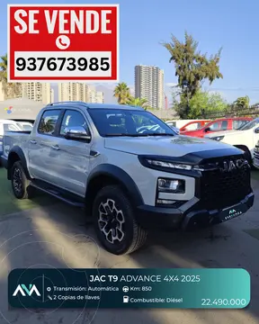 JAC T9 4x4 Aut usado (2025) color Blanco precio $22.490.000